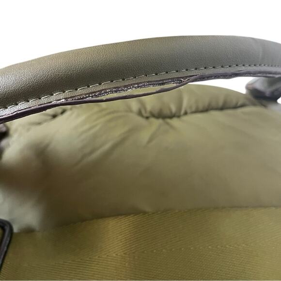 Joan & David Duffle Bag Fabric Removable Strap Olive Army Green Men’s Women’s - Picture 9 of 12